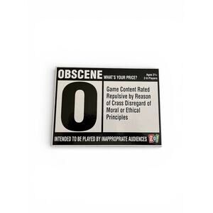 Obscene - What’s Your Price Adult Card Game Brand New